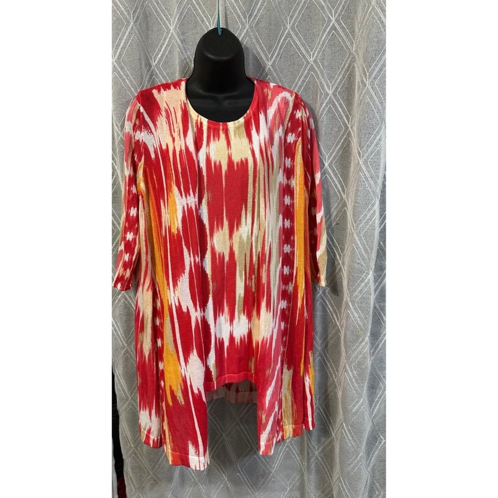 Sweater tank set tank  jacket cardigan blazer chicos - Picture 4 of 10